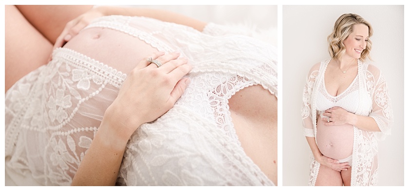 intimate boudoir maternity photos 
