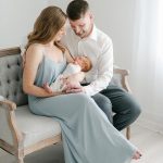 Iowa City Newborn Photographer Helps First Time Parents Begin Their Baby Album and Complete Their Wedding Album  